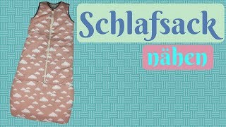 Schlafsack  Strampelsack fürs Baby nähen  Nähanleitung für Anfänger [upl. by Micheal462]