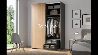 TopLine L sliding door system  Hettich [upl. by Niamor]