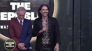 Russell Brand RussellBrand with Dr Jordan B Peterson JordanBPeterson  Rescue the Republic [upl. by Harmaning971]