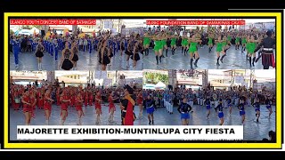 MAJORETTE DANCE EXHIBITION AT MUNTILUPA CITY FIESTA 2024 [upl. by Eitsyrk587]