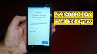 Symphony V141 Frp bypass Symphony V141 Google Account Bypass 100 Working [upl. by Etnaid242]