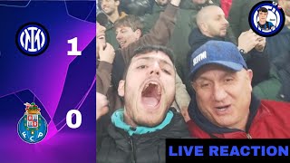 LUKAKUUU INTERPORTO 10  LIVE REACTION TIFOSI INTERISTI DA SAN SIRO [upl. by Ladnek]