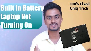 how to fix laptop not turning on  Laptop With an Built in Battery Not Turning On  laptop not oning [upl. by Ahsinar]