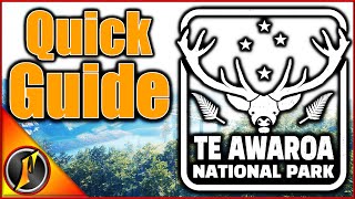 Fallow Deer Guide  Te Awaroa National Park  theHunter Call Of The Wild [upl. by Eendyc653]