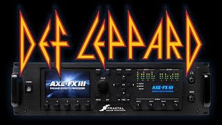 Fractal Audio Def Leppard Makes the Switch to the AxeFx III [upl. by Seabrook]