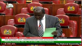 NATIONAL ASSEMBLY THURSDAY 14th MARCH 2024 AFTERNOON SESSION [upl. by Enelhtak974]