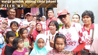 PONDOK PINANG CINTA JOKOWI DUKUNG 02 [upl. by Suoicul269]