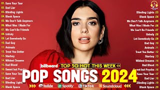 Dua Lipa Bruno Mars Maroon 5 Miley Cyrus Ed Sheeran Adele Sia💎Best Pop Music Playlist 2024 [upl. by Kovacs165]