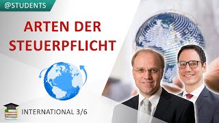 Unbeschränkte Einkommensteuerpflicht amp beschränkte Steuerpflicht  Internationales Steuerrecht 36 [upl. by Leoline]