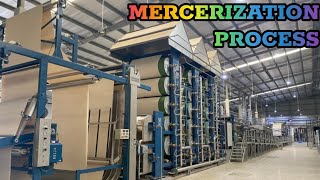 Mercerization of Cotton Fabric  Mercerization Process in Textile [upl. by Koetke364]