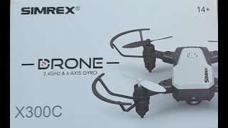 SIMREX X300C drone unboxing [upl. by Beard509]