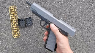 Colt M1911 Automatic Shell Ejection Pistol Review 2022  Realistic Blowback Toy Gun [upl. by Marissa]