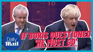 If Boris Johnson questioned by police he must go says Ian Blackford [upl. by Yvel742]