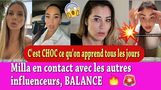 DES INFLUENCEURS COMMENCENT A BALANCER SUR MAGALI MILLA EN CONTACT AVEC EUX SOUS CHOC DES DOSSIERS [upl. by Aliemaj971]