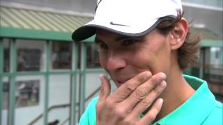 Rafael Nadal is quizzed on his Wimbledon knowledge [upl. by Dwayne]