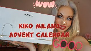 KIKO MILANO ADVENT CALENDAR UNBOXING ❤❤❤PART 1ΚΑΙ ΚΟΥΒΕΝΤΑ ΓΙΑ ΚΙΚΟ😉 [upl. by Leraj]