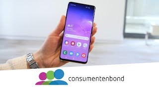 Samsung Galaxy S10  Review Consumentenbond [upl. by Llebasi529]