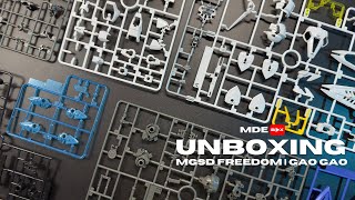 GAOGAO MGSD FREEDOM BOOTLEG  UNBOXING  ASMR  RUNNERS PREVIEW [upl. by Chladek]