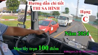 HƯỚNG DẪN CHI TIẾT THI SA HÌNH HẠNG C SÂN THÀNH CÔNG MỚI NHẤT NĂM 2024 [upl. by Weinstock]