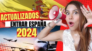 ACTUALIZADO MIGRACIONES 😱😱😱 NUEVOS Requisitos para ENTRAR España 2024 [upl. by Paehpos]