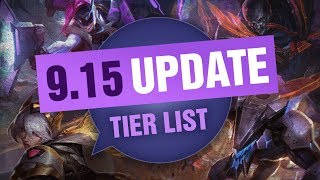 UPDATED League of Legends Mobalytics Patch 915 Tier List New OP Champions And QampA [upl. by Erline]