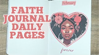 Faith Journal Daily Pages  featuring Crafty Planner Queen [upl. by Dahraf312]