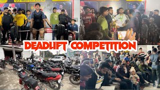 Deadlift competition  कही नहीं हुआ ऐसा कम्पटीशन सब देख के दंग रह गये  हसनपुर में हुआ कम्पटीशन [upl. by Riley159]