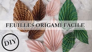 DIY  Feuilles origami Facile [upl. by Boccaj]