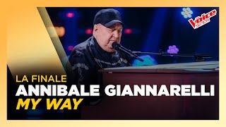 Annibale Giannarelli  “My Way”  Finale The Voice Senior Italy  Stagione 2 [upl. by Nwahs]