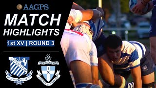 Riverview vs Kings  AAGPS 1st XV Highlights [upl. by Selohcin]