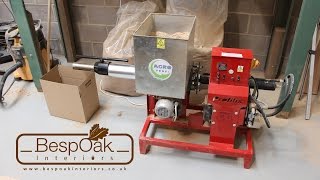 Briquetting Machine Sawdust Ph Briquette Press Review [upl. by Chien]