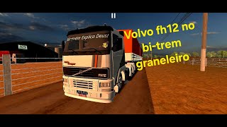 Volvo fh12 no bi trem graneleiro carregado de feijão indo para CuiabáMTWTDS [upl. by Aromas]