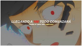 Mob Psycho 100 S2 Opening  999  Sub Español ft Goodlight1 『AMV』♡ [upl. by O'Kelly]