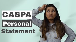 How to Write PA School Personal Statement  10 CASPA essay tips [upl. by Adnamas565]