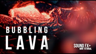 Lava  Sound Effect [upl. by Yerag520]