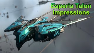 Star Citizen Esperia Talon Impressions [upl. by Imena]