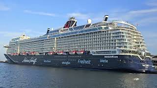 MEIN SCHIFF 7  Port Gdynia 31082024r 4K [upl. by Ahsaetan]