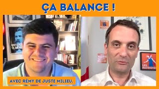 « La période qu’on vit est historique  » Rémy Juste Milieu et Florian Philippot [upl. by Christyna]