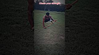 check your strength with push ups roshanfitnesshubroshanujjwalytshots motivation trending [upl. by Cavallaro671]