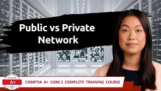 CompTIA A Core 2 2201102  Public vs Private Network  Exam Objective 16  Training Video [upl. by Suhcnip]