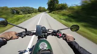 Honda CL500 uncut ride  RAW SOUND [upl. by Salisbury586]