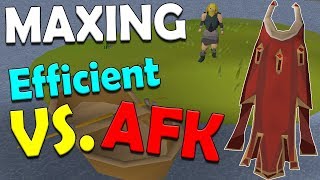 AFK VS Efficient Maxing In Old School Runescape Old School Comparison [upl. by Anitsirhc526]