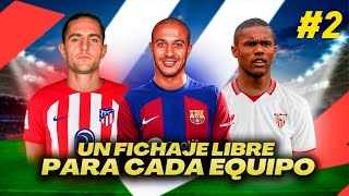 HACEMOS un FICHAJE GRATIS para CADA EQUIPO de LALIGA 2324 2 [upl. by Haukom]