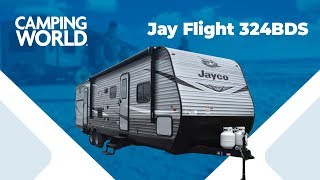 2020 Jayco Jay Flight SLX 324BDS  Travel Trailer  RV Review Camping World [upl. by Damiano180]