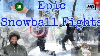 Epic Snowball Fights Compilation [upl. by Timms]