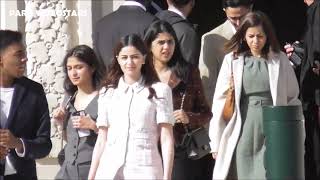 Ananya Panday  Paris Fashion Week 1 october 2024 show Chanel [upl. by Nosittam]