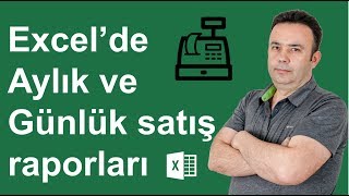 Excel Aylık ve günlük satış raporlarını çıkartmak ve grafikleştirme Ömer BAĞCI 436  Ömer BAĞCI [upl. by Notnilk]