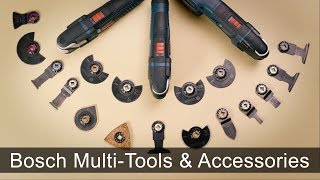 An Overview of Bosch Oscillating MultiTools and Accessories [upl. by Kissee]