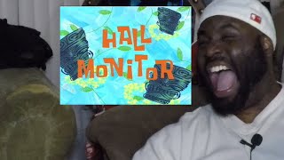 SPONGEBOB Hall Monitor EpisodeJamSnugg Reaction [upl. by Adnirem]