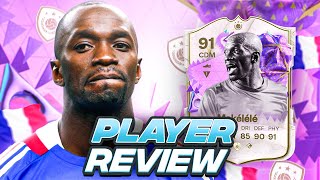 91 ULTIMATE BIRTHDAY ICON MAKELELE SBC PLAYER REVIEW  FC 24 Ultimate Team [upl. by Leonteen886]